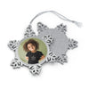 AnchorFinds.com Home Decor Snowflake Snowflake Ornaments Custom Pewter- Personalized Decor