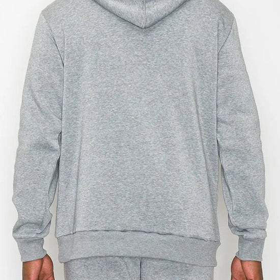 AnchorFinds.com Hoodie L Pullover Hoodie with Kangaroo Pocket in Heather Grey
