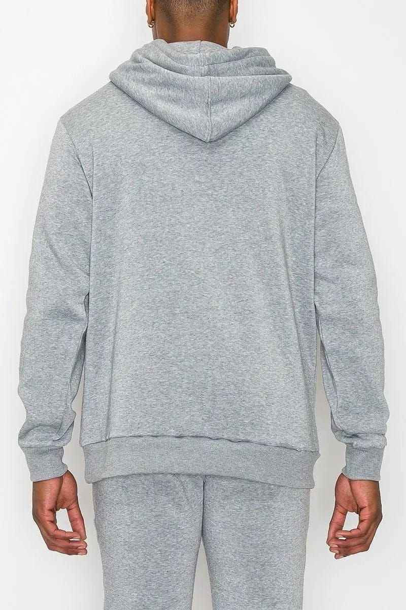 AnchorFinds.com Hoodie L Pullover Hoodie with Kangaroo Pocket in Heather Grey