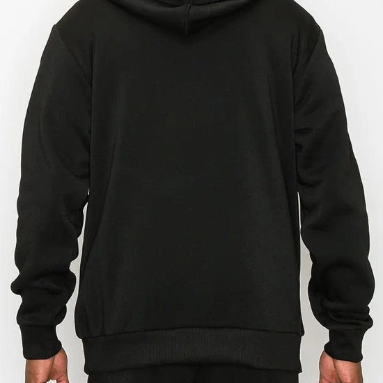 AnchorFinds.com Hoodie Pullover Hoodie with Kangaroo Pocket - Black