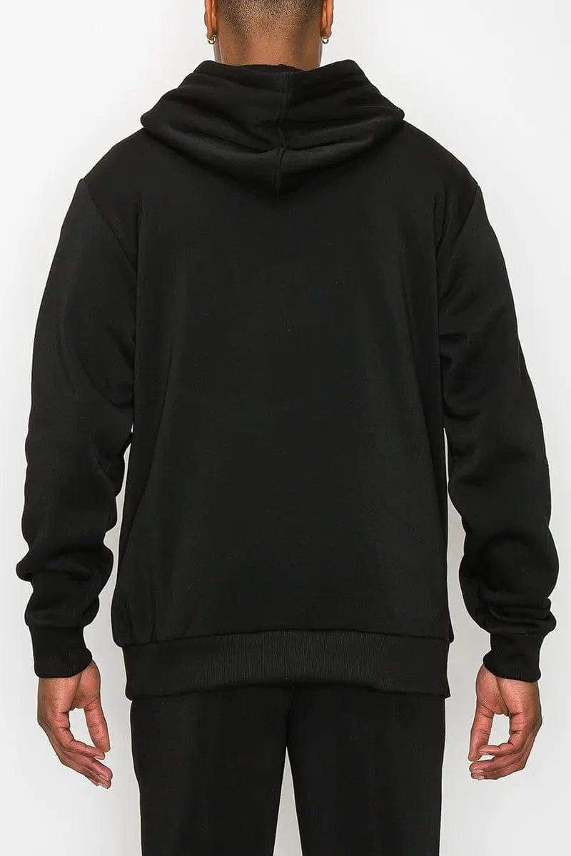 AnchorFinds.com Hoodie Pullover Hoodie with Kangaroo Pocket - Black