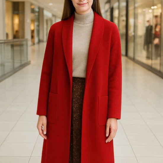 AnchorFinds.com Jackets S Premium Long Maxi Cardigan With Pockets W/ Stretch