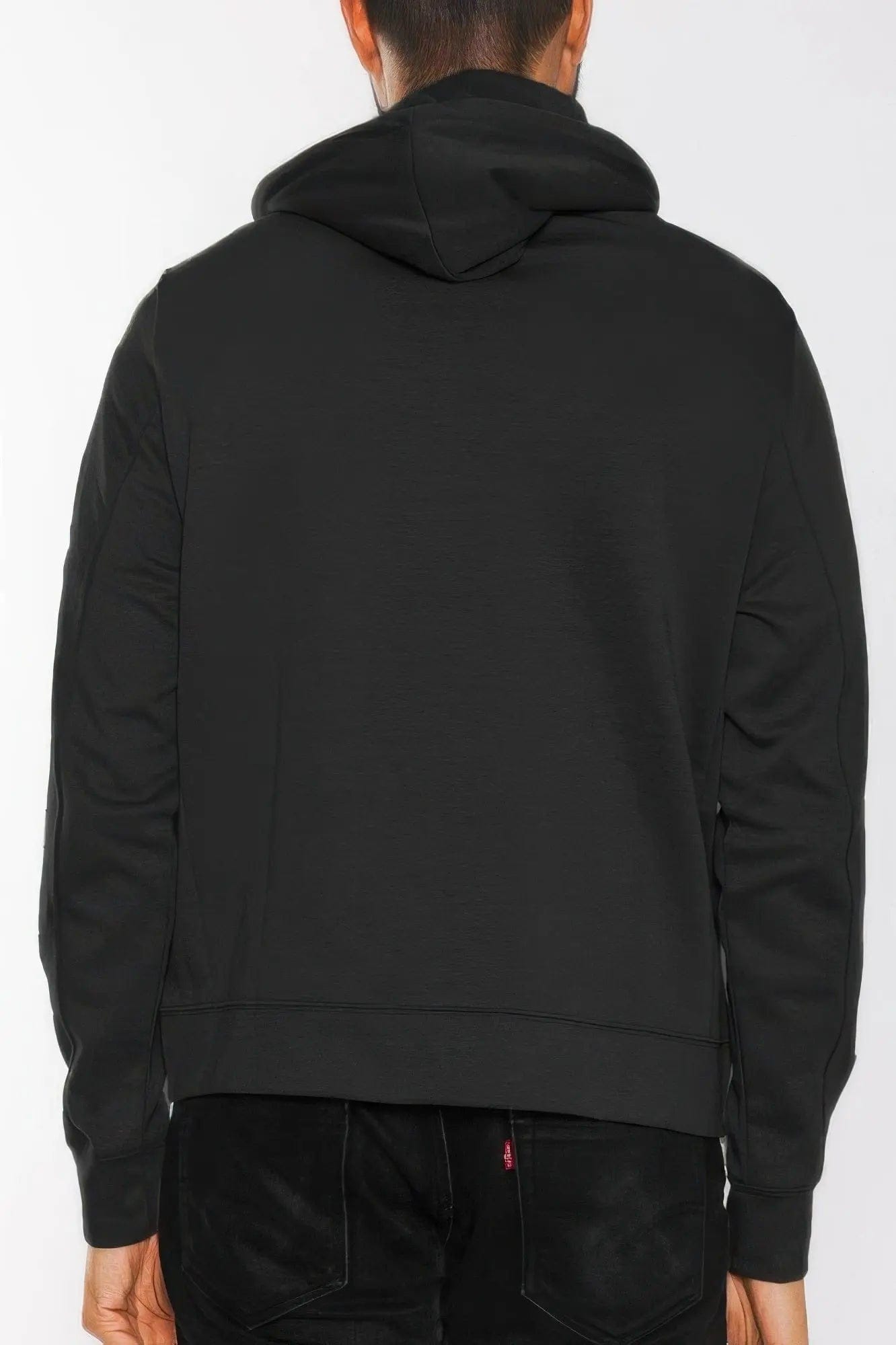 AnchorFinds.com Jackets Solid Heathered Zip-Up Jacket