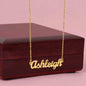 AnchorFinds.com Jewelry 18k Yellow Gold Finish / Luxury Box Custom Name Necklace