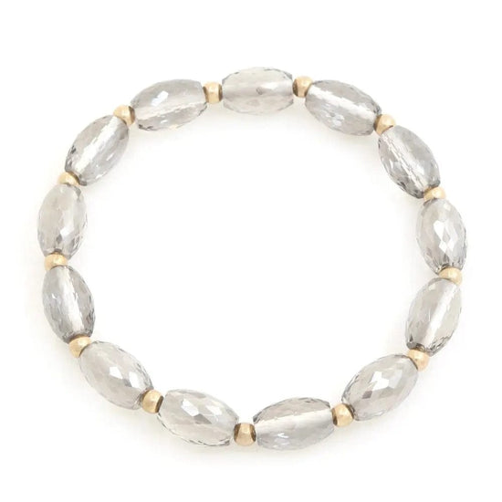 AnchorFinds.com Jewelry Jet Beaded Bracelet in Multi, Jet, Ivory, or Taupe – Elevate Your Style