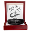 AnchorFinds.com Jewelry Luxury Box with LED Baptism 2025 Men's Bracelet