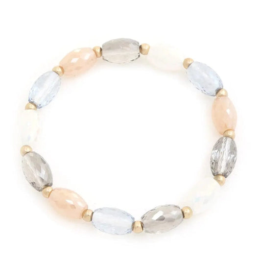 AnchorFinds.com Jewelry Multi Beaded Bracelet in Multi, Jet, Ivory, or Taupe – Elevate Your Style