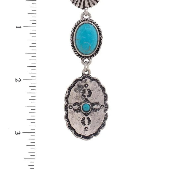 AnchorFinds.com Jewelry Oval Dangle Earring