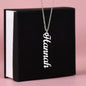 AnchorFinds.com Jewelry Personalized Vertical Name Necklace