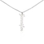 AnchorFinds.com Jewelry Polished Stainless Steel / Standard Box Personalized Vertical Name Necklace