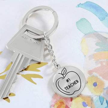 AnchorFinds.com Keychain #1 Teacher Keychain: A Timeless Tribute to Educators