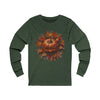 AnchorFinds.com Long-sleeve S / Heather Forest Pumpkin Foliage Unisex Jersey Long Sleeve Tee