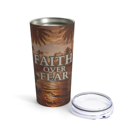 AnchorFinds.com Mug 20oz Faith Over Fear 20 oz Tumbler: Stay Motivated and Hydrated