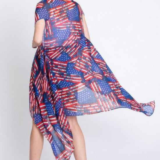 AnchorFinds.com Multicolor / One size fits all American Flag Vest