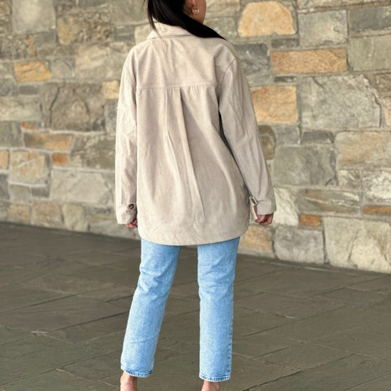 AnchorFinds.com Oversized Corduroy Shacket Button Down Utility