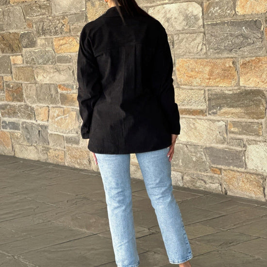 AnchorFinds.com Oversized Corduroy Shacket Button Down Utility