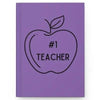 AnchorFinds.com Paper products Light Purple #1 Teacher Hardcover Journal Matte: A Must-Have for Educators