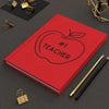 AnchorFinds.com Paper products Red #1 Teacher Hardcover Journal Matte: A Must-Have for Educators