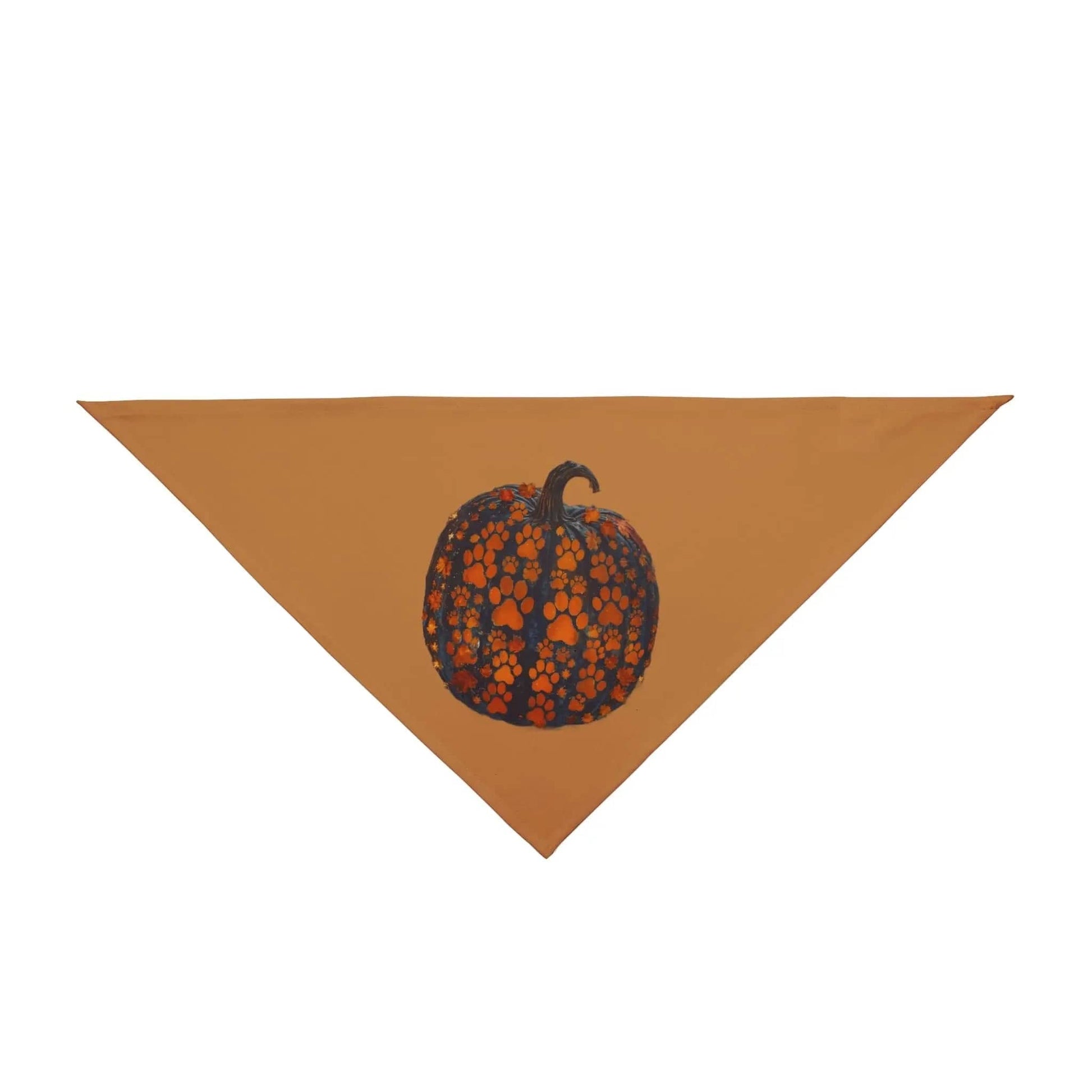 AnchorFinds.com Pets 20" × 10" Dog Paw Pumpkin Bandana: Style and Comfort for Your Pet