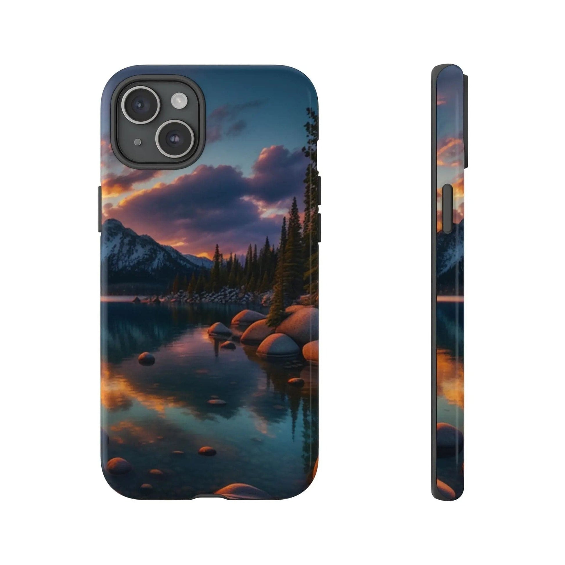 AnchorFinds.com Phone Case Lake's Edge Tough Cases: Style Meets Supreme Protection