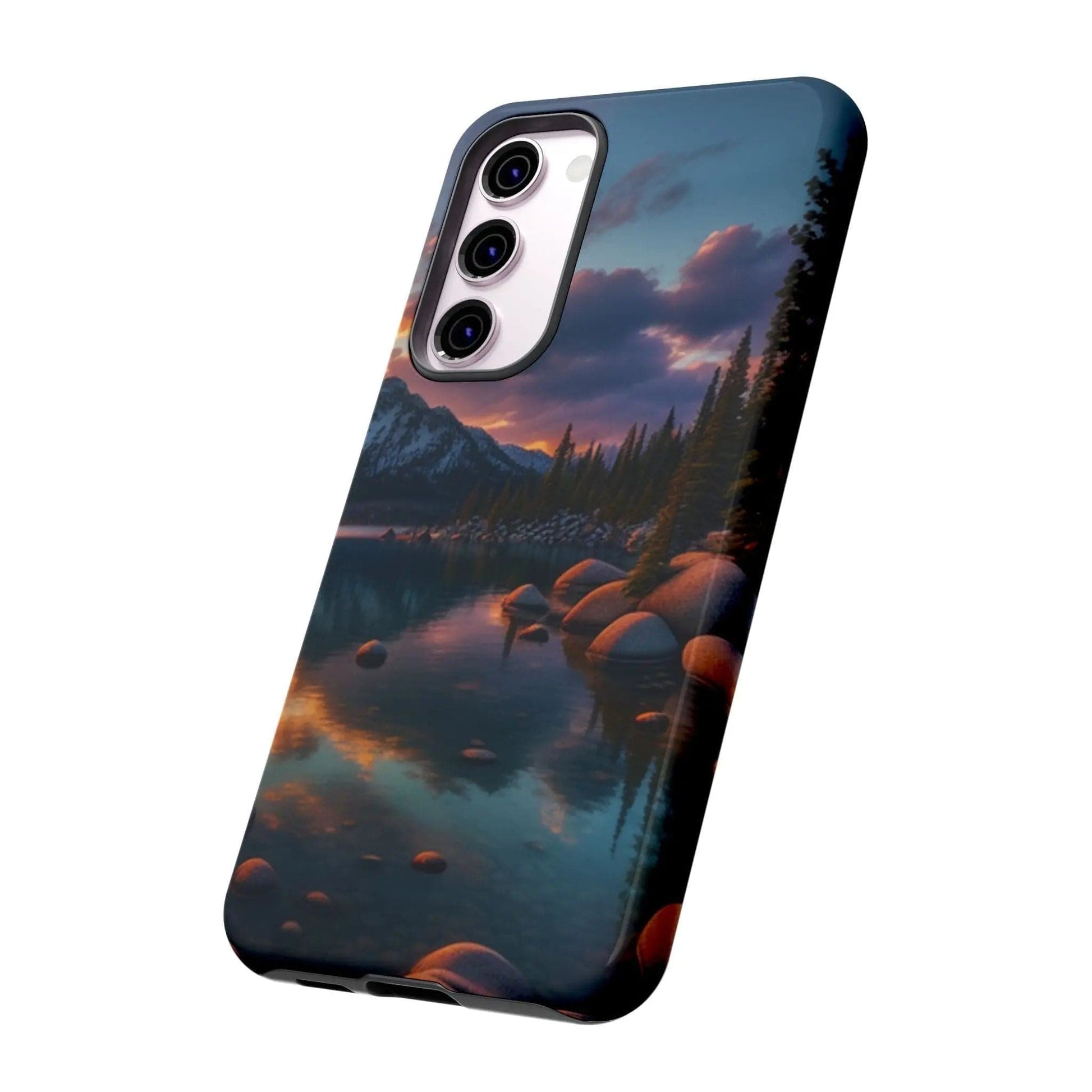 AnchorFinds.com Phone Case Lake's Edge Tough Cases: Style Meets Supreme Protection