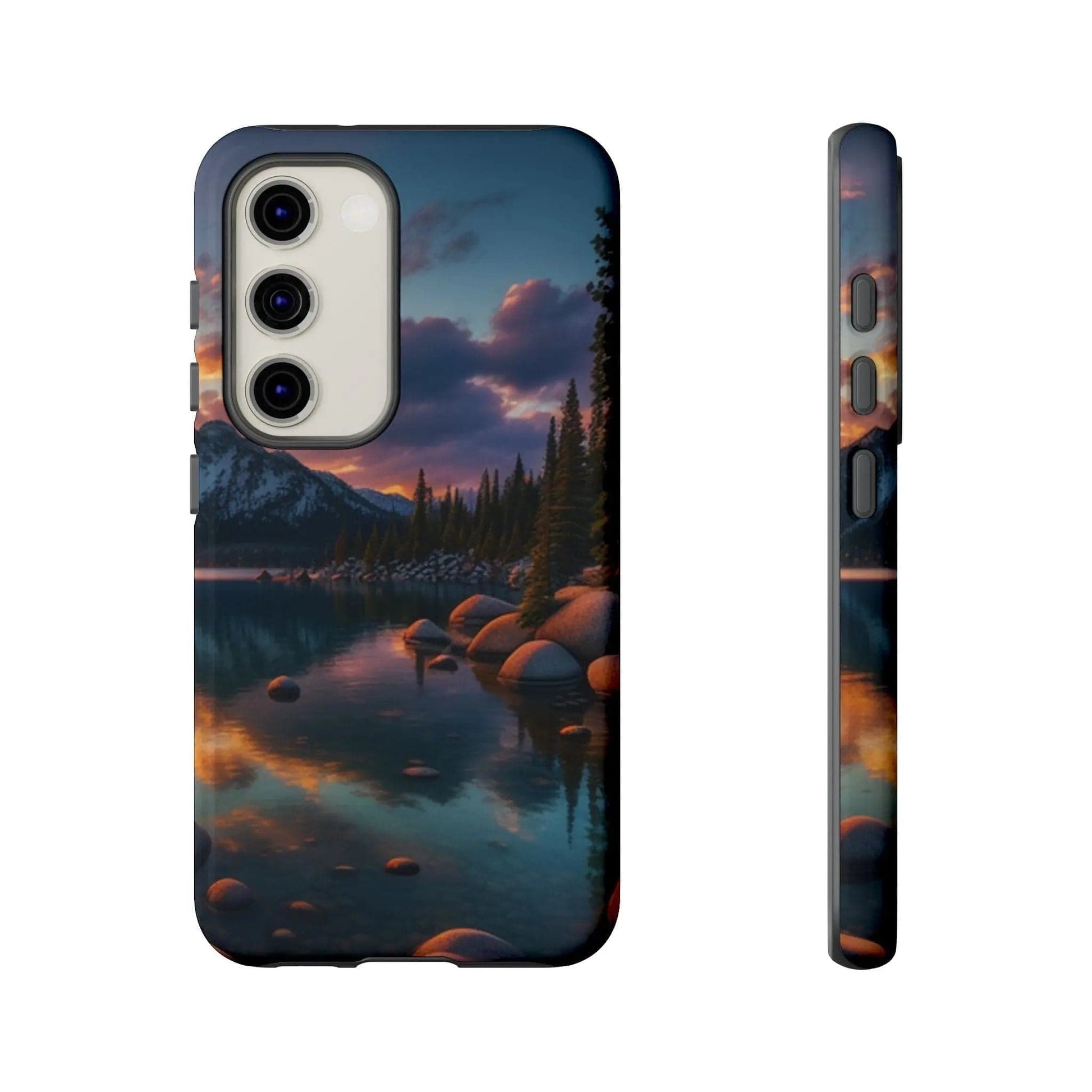 AnchorFinds.com Phone Case Lake's Edge Tough Cases: Style Meets Supreme Protection