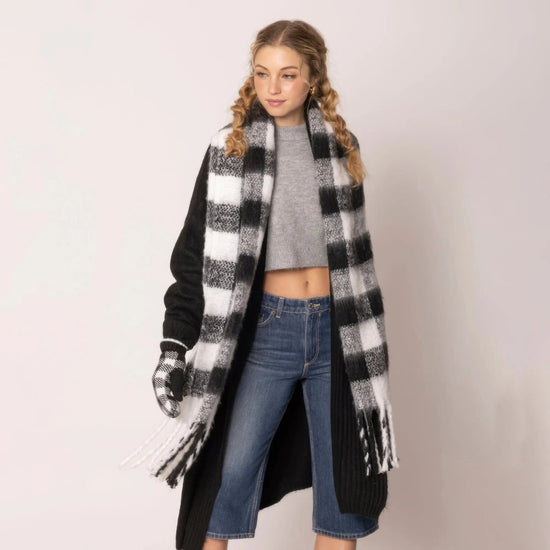 AnchorFinds.com Scarves Buffalo Plaid Scarf