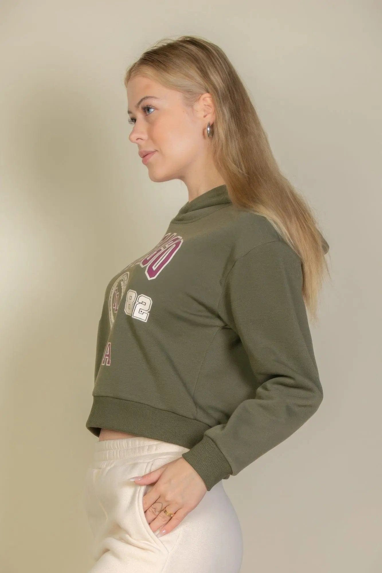 AnchorFinds.com Sweatshirt Chicago Graphic  Pull Over Hoodie Drop Shoulder