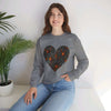 AnchorFinds.com Sweatshirt Graphite Heather / S Fall Heart Unisex Heavy Blend™ Crewneck Sweatshirt