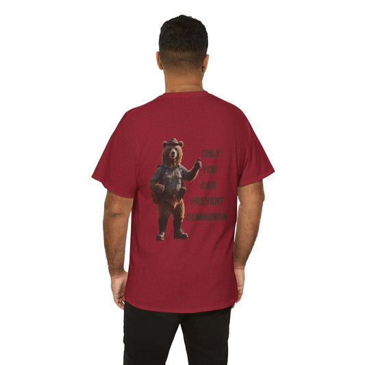 AnchorFinds.com T-Shirt Antique Cherry Red / S Only You Can Prevent Communism Unisex Heavy Cotton Tee: Classic Comfort with a Message