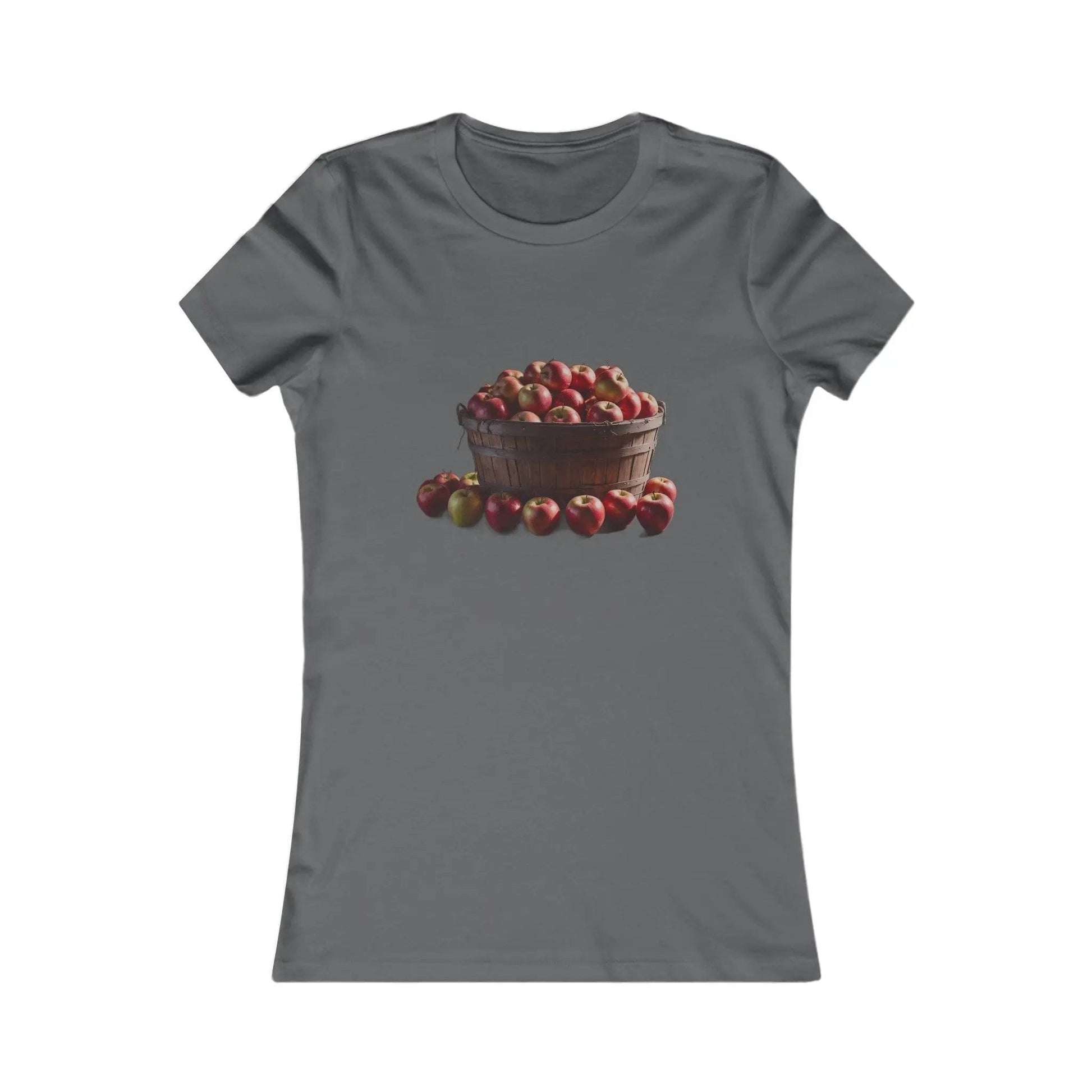 AnchorFinds.com T-Shirt Asphalt / S Bushel of Apples Women's Favorite Tee