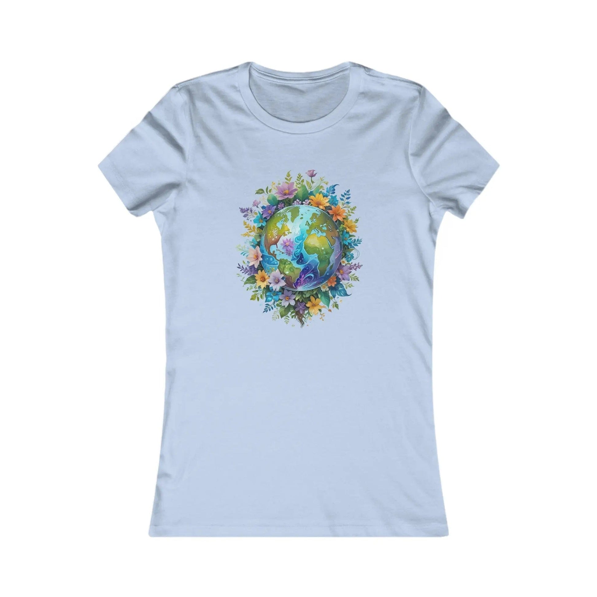 AnchorFinds.com T-Shirt Baby Blue / S World Foliage Women's Favorite Tee
