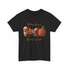 AnchorFinds.com T-Shirt Black / S Falling Leaves Rising Spirits Unisex Heavy Cotton Tee: Classic Comfort and Style