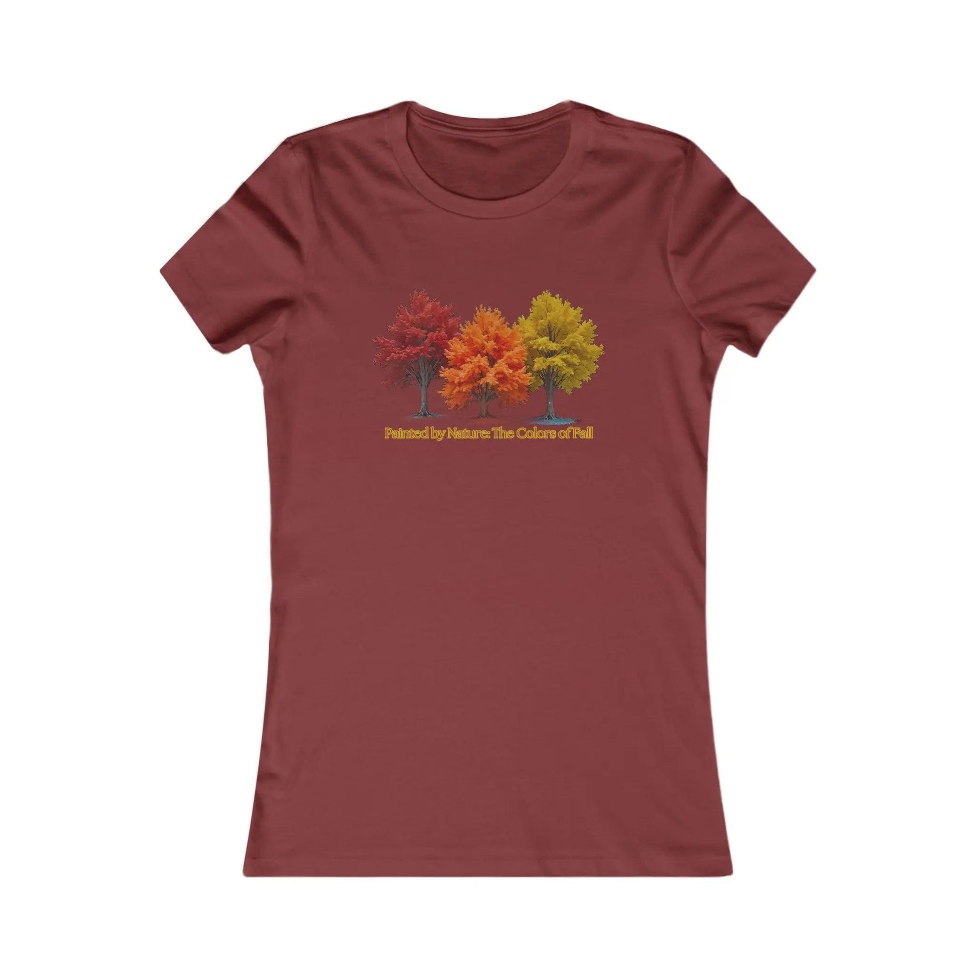 AnchorFinds.com T-Shirt Cardinal / S Painted By Nature: The Colors of Fall Women's Favorite Tee: Style Meets Comfort