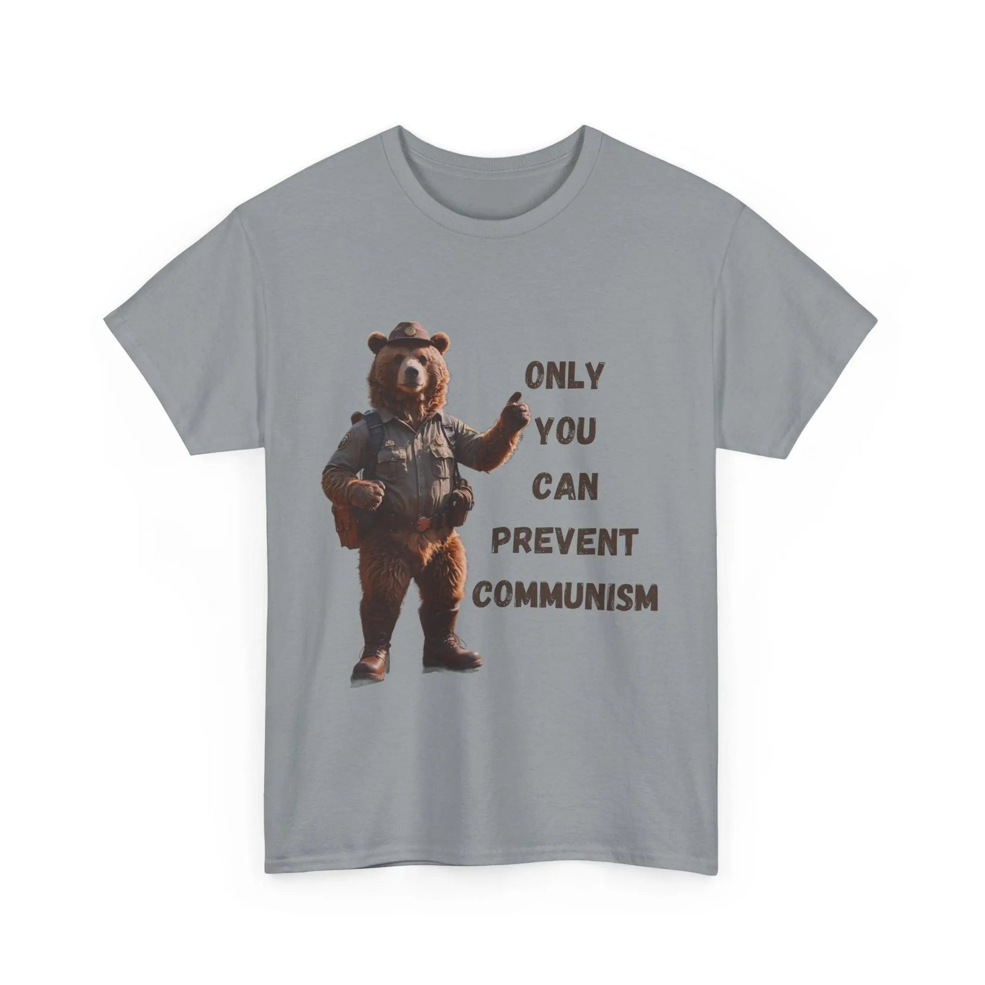 AnchorFinds.com T-Shirt Gravel / S Only You Can Prevent Communism Unisex Heavy Cotton Tee