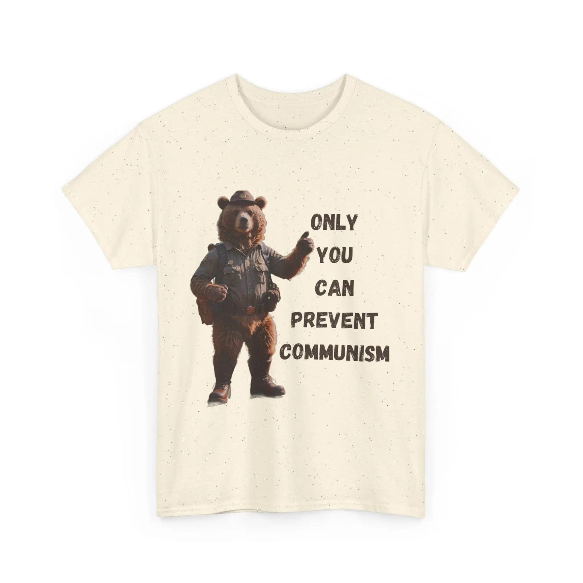 AnchorFinds.com T-Shirt Natural / S Only You Can Prevent Communism Unisex Heavy Cotton Tee