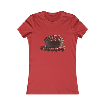 AnchorFinds.com T-Shirt Red / S Bushel of Apples Women's Favorite Tee