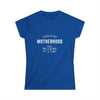 AnchorFinds.com T-Shirt Royal / S Surviving Motherhood Meltdown Women's Softstyle Tee
