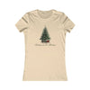 AnchorFinds.com T-Shirt Soft Cream / S Sledding into the Holidays Women's Favorite Tee