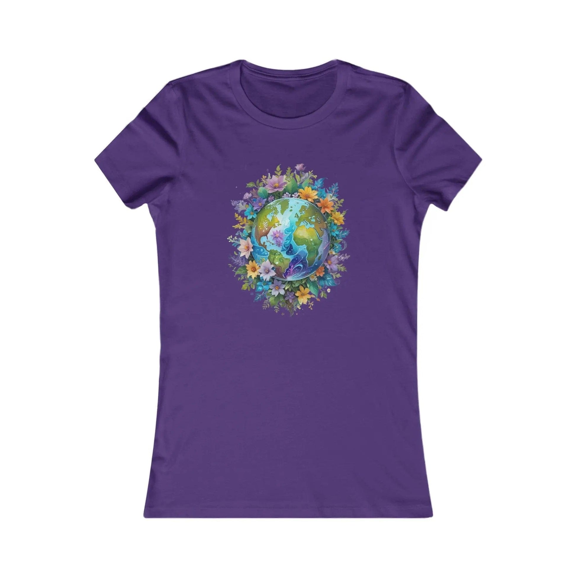 AnchorFinds.com T-Shirt Team Purple / S World Foliage Women's Favorite Tee