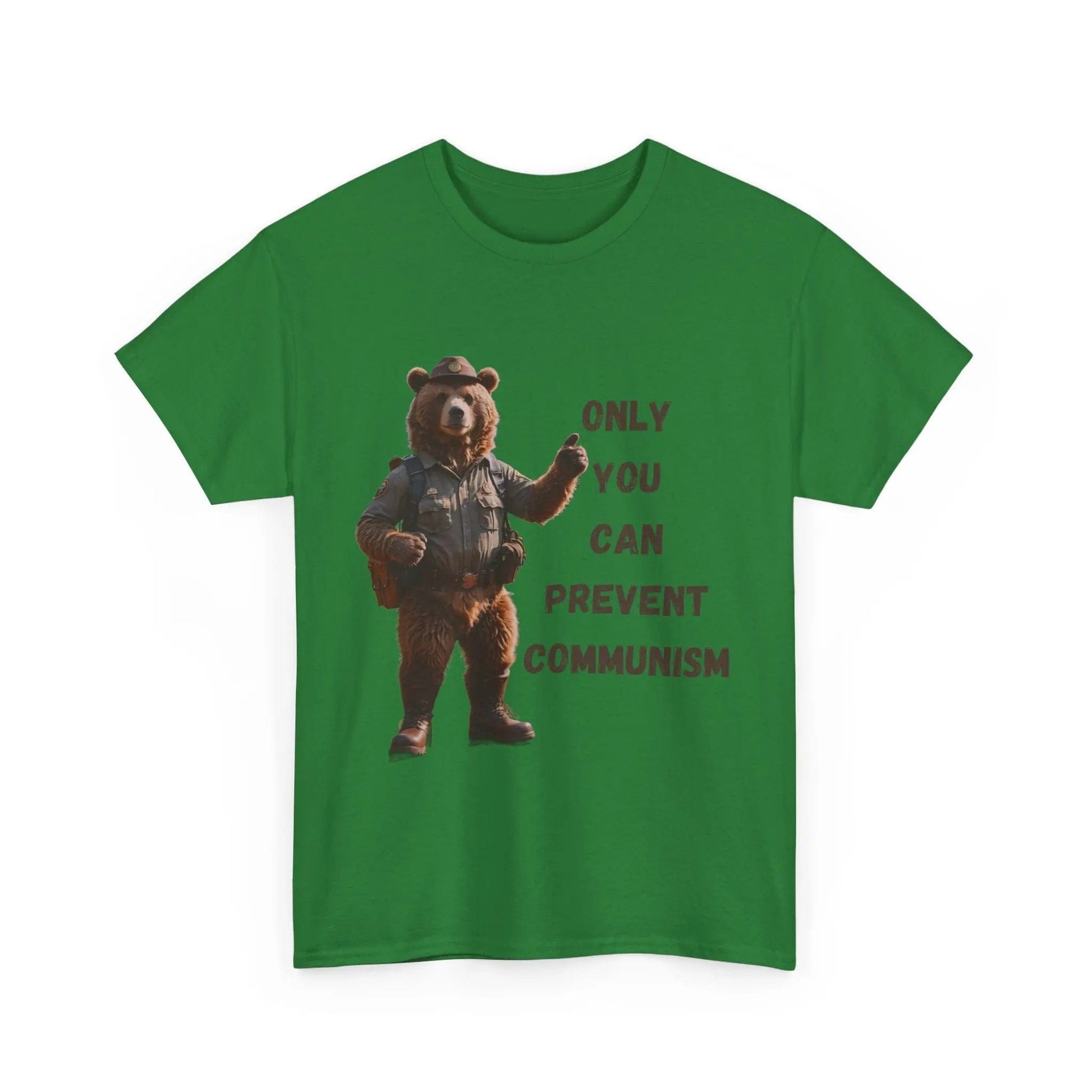 AnchorFinds.com T-Shirt Turf Green / S Only You Can Prevent Communism Unisex Heavy Cotton Tee