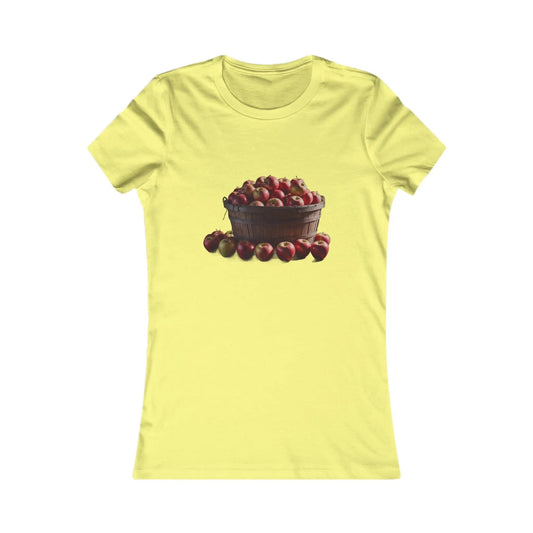 AnchorFinds.com T-Shirt Yellow / S Bushel of Apples Women's Favorite Tee