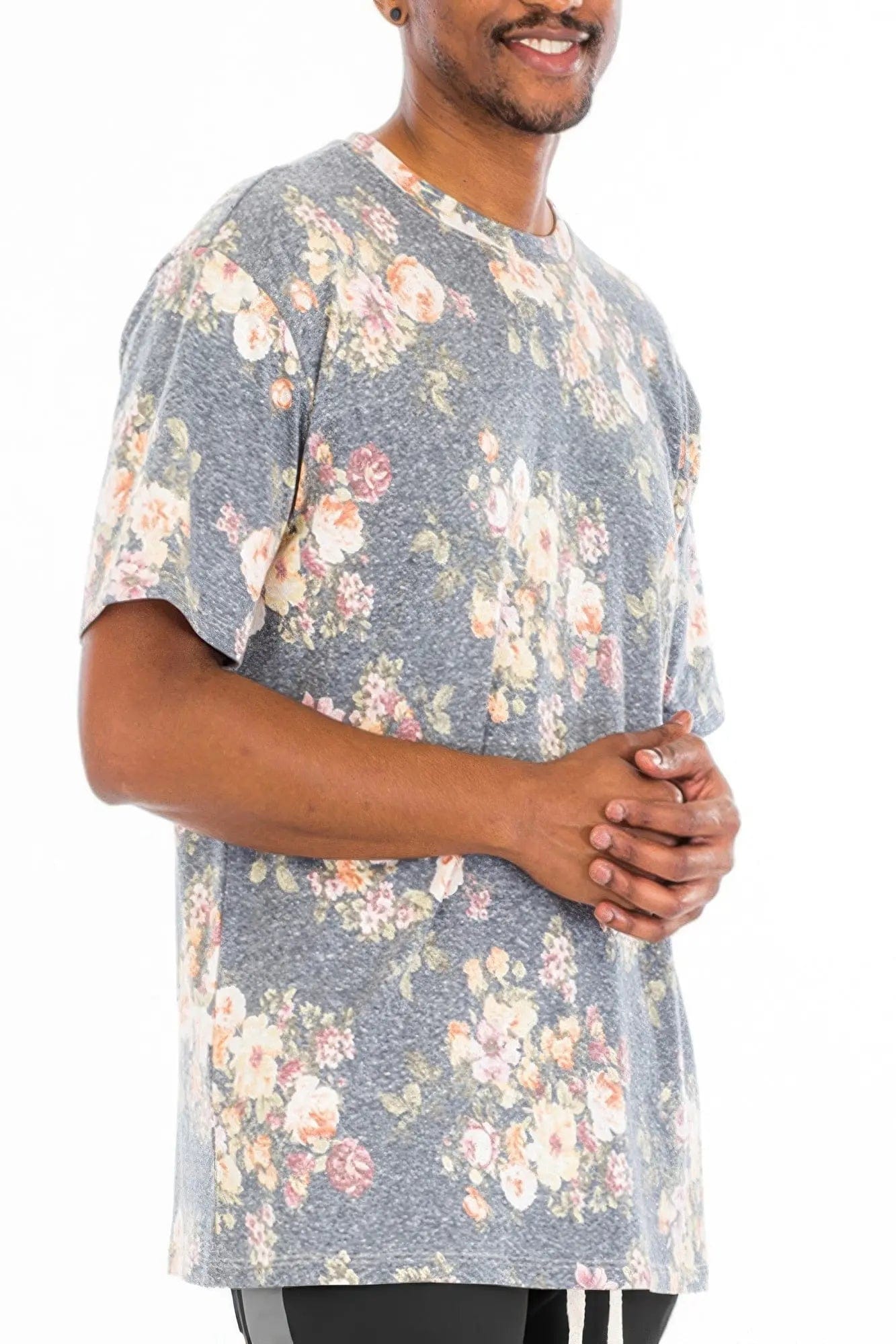 AnchorFinds.com T-Shirts Heathered Floral T-shirt