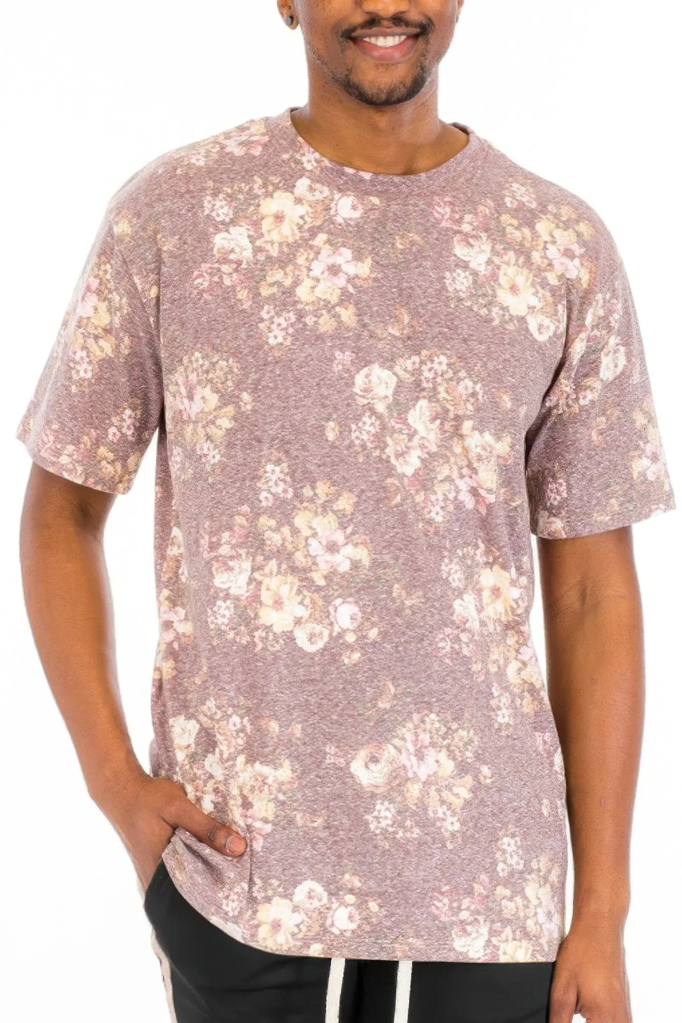 AnchorFinds.com T-Shirts Heathered Floral T-shirt
