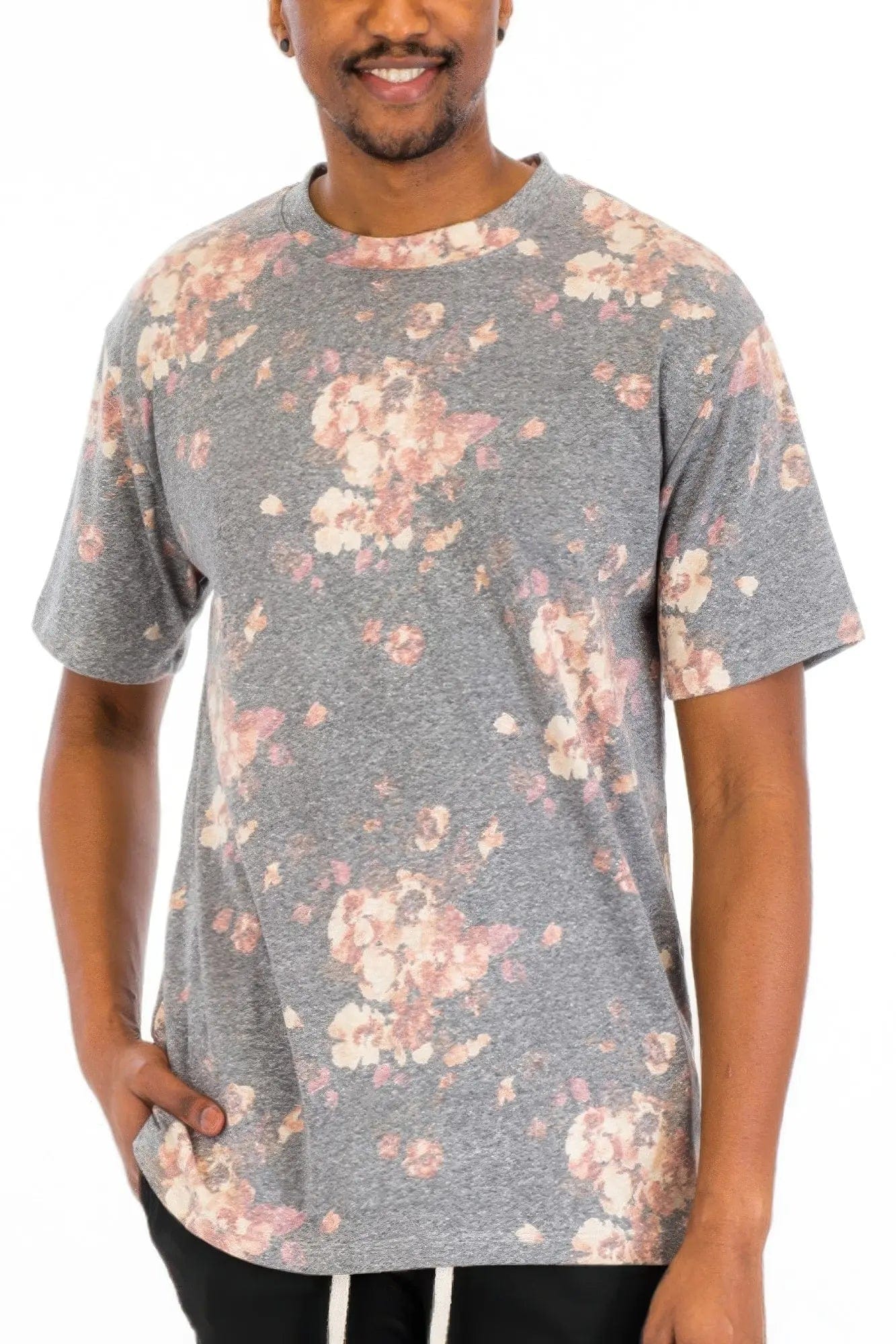 AnchorFinds.com T-Shirts Heathered Floral T-shirt
