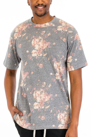 AnchorFinds.com T-Shirts Heathered Floral T-shirt