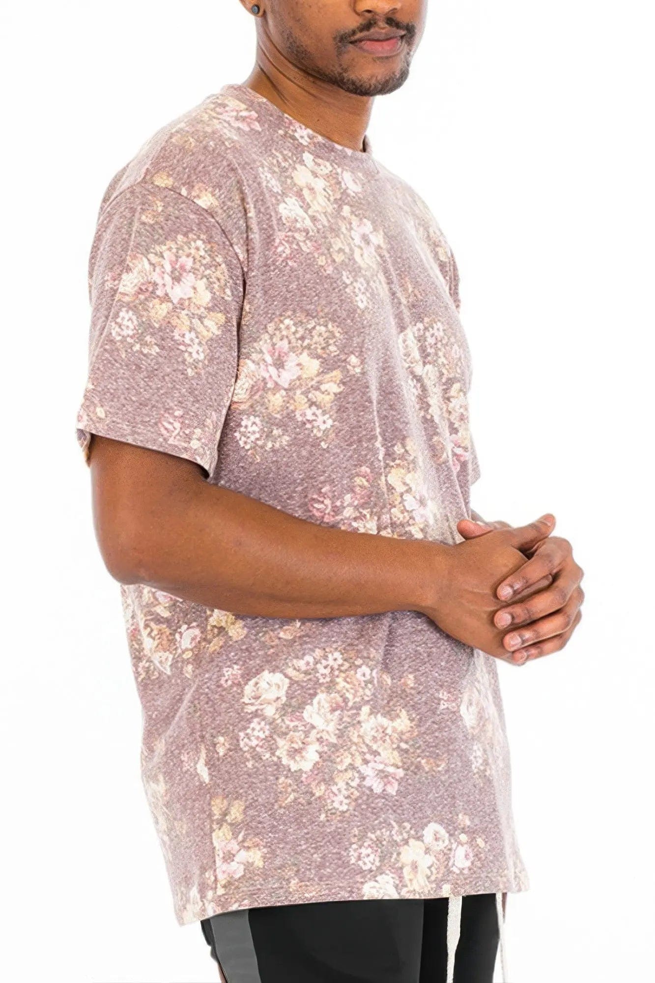 AnchorFinds.com T-Shirts Pink / S Heathered Floral T-shirt