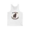 AnchorFinds.com Tank Top XS / White Go Outside Worst Case Scenario A Bear Kills You Unisex Jersey Tank