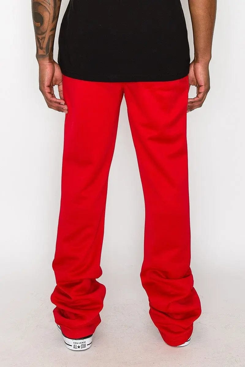 AnchorFinds.com Track Pants L Solid Flare Stacked Track Pants