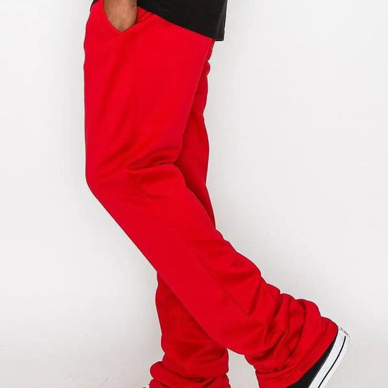 AnchorFinds.com Track Pants M Solid Flare Stacked Track Pants